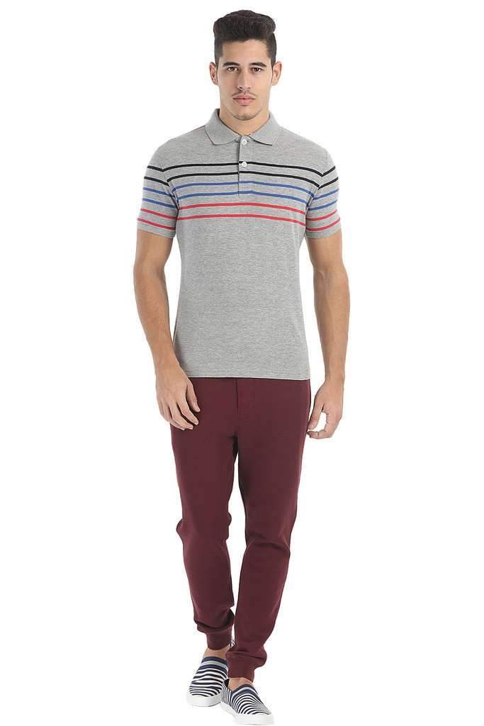 Soft Short Sleeve Striped Polo