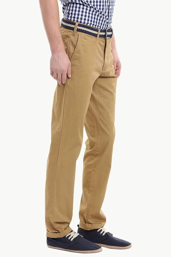 Soft Slight Stretch Cotton Twill Chino Pant