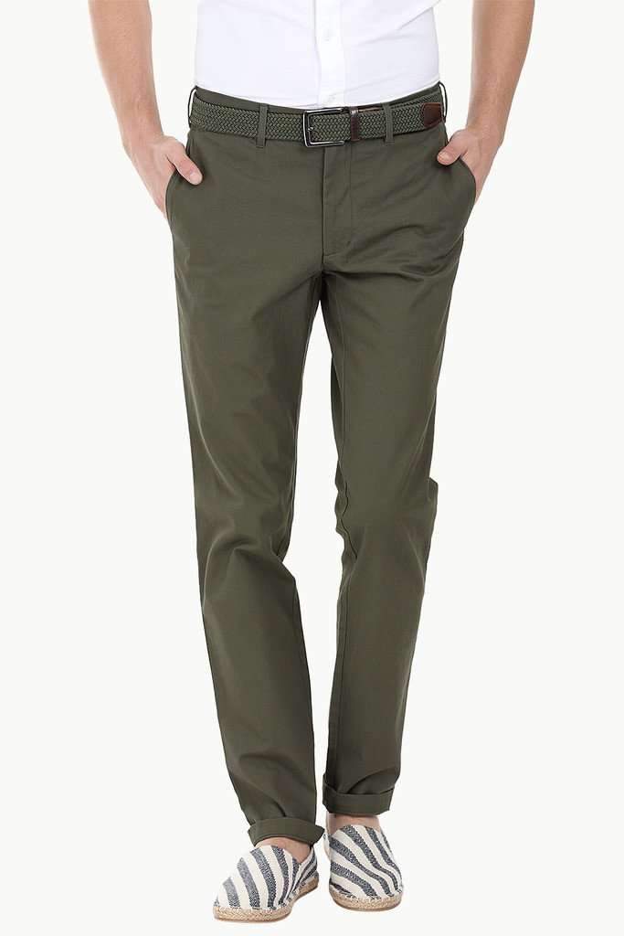 Soft Slight Stretch Cotton Twill Chino Pant