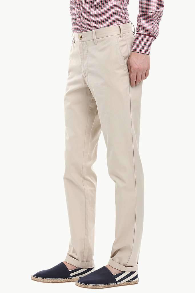 Soft Slight Stretch Cotton Twill Chino Pant