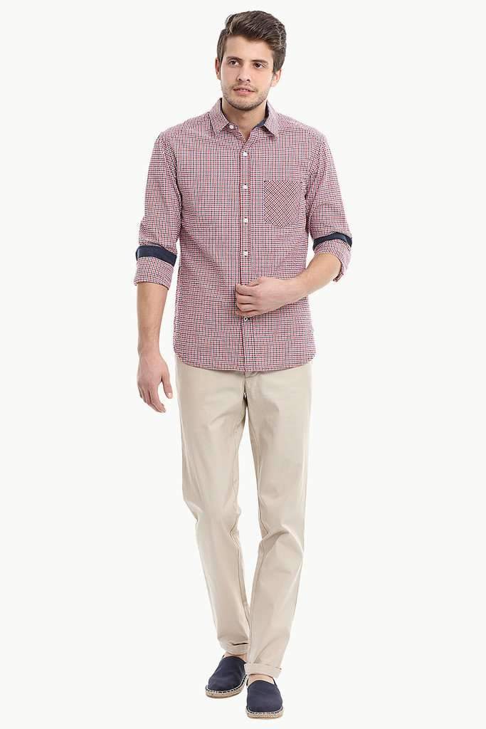 Soft Slight Stretch Cotton Twill Chino Pant