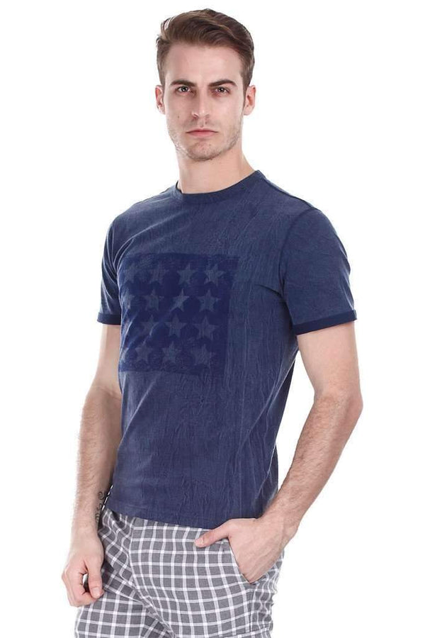 Soft Super Combed Heather Vintage Print Tee