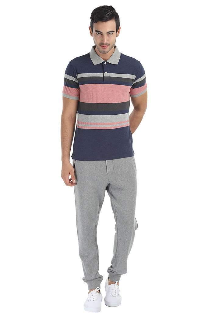 Solid Color Clock Cotton Knit Tee