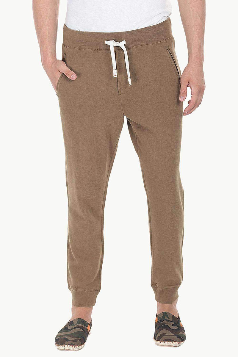 Solid Fleece Standard Fit Cuff Jogger Sweatpants