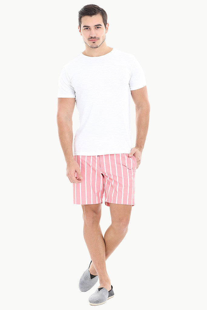 Solid Garment Dyed Slub Short Sleeve Tee