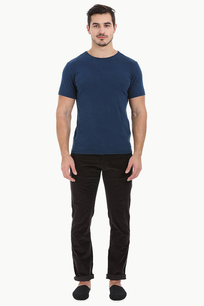 Solid Garment Dyed Slub Short Sleeve Tee