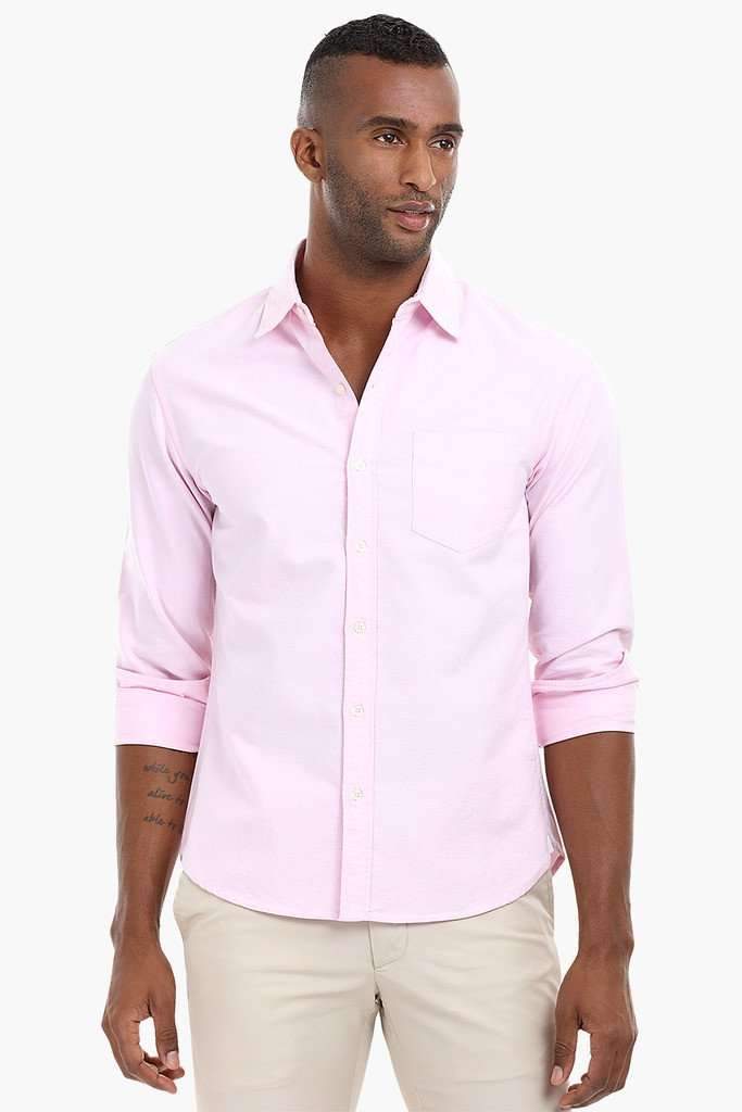 Solid Oxford Cotton Shirt