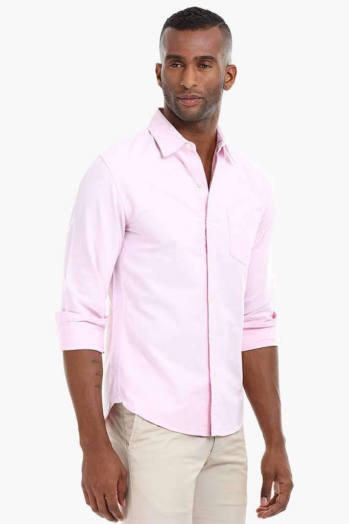 Solid Oxford Cotton Shirt