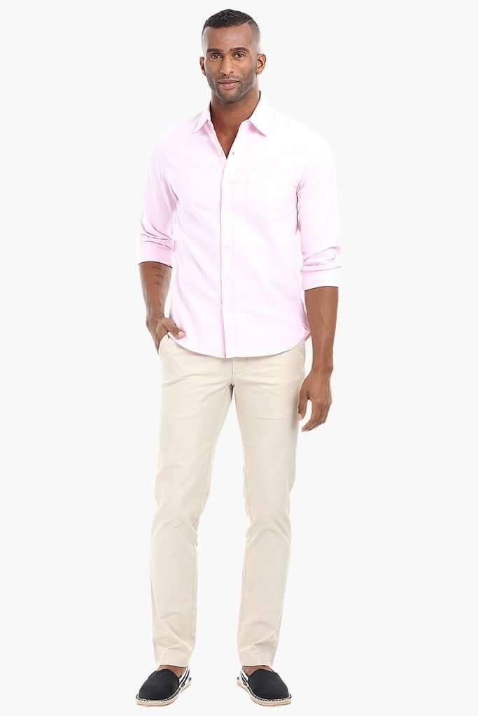 Solid Oxford Cotton Shirt
