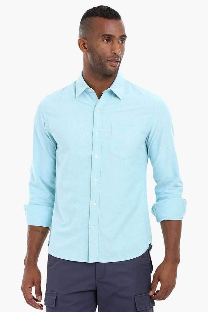 Solid Oxford Cotton Shirt
