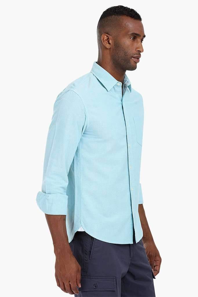 Solid Oxford Cotton Shirt