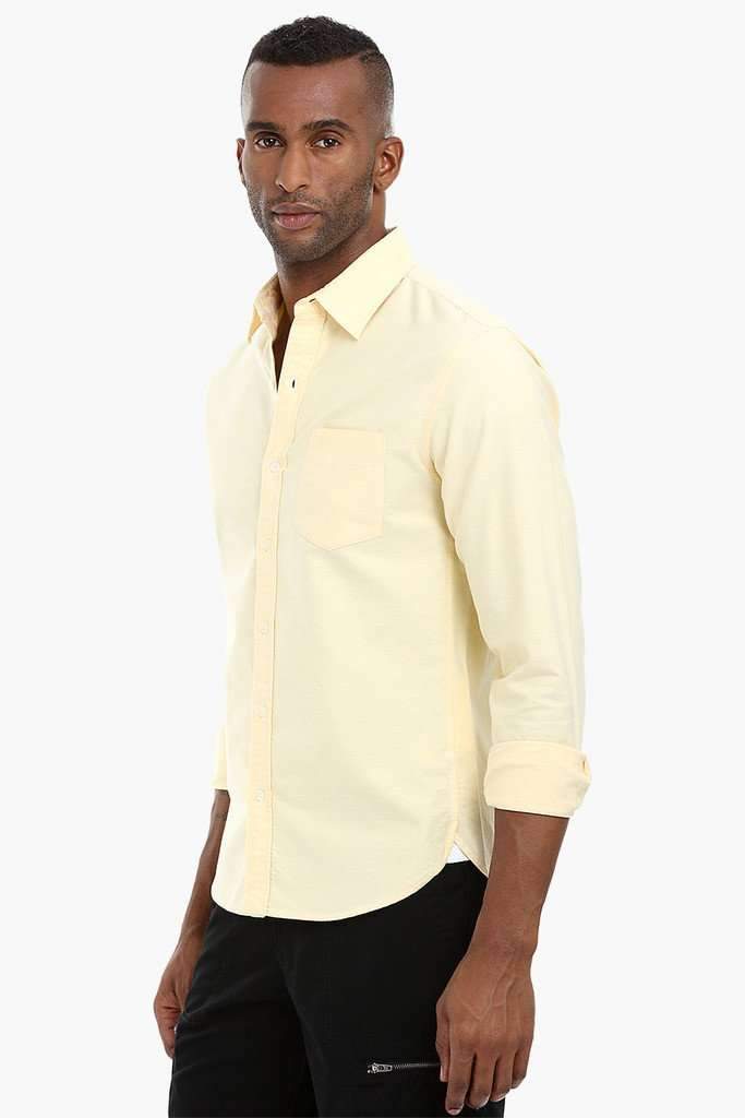 Solid Oxford Cotton Shirt