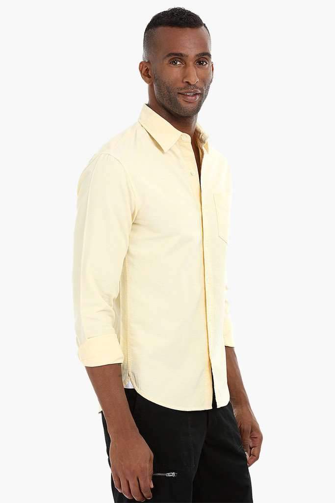 Solid Oxford Cotton Shirt