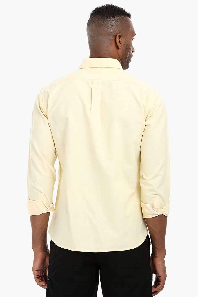 Solid Oxford Cotton Shirt
