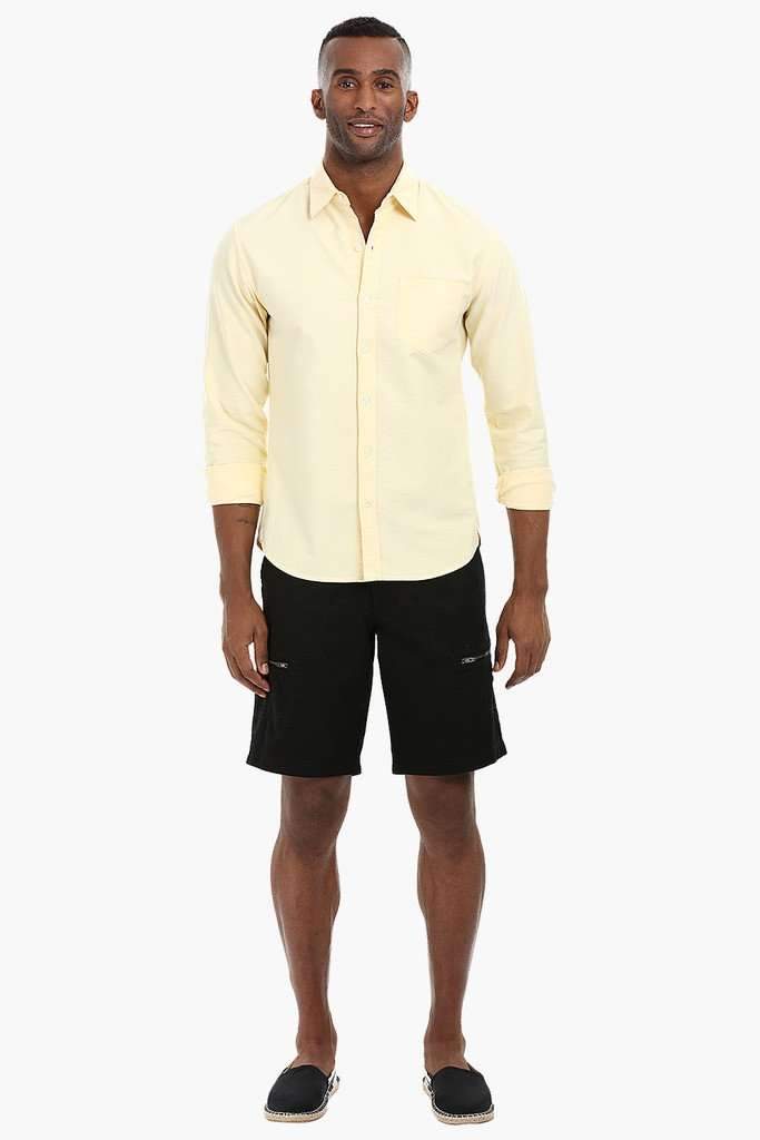 Solid Oxford Cotton Shirt