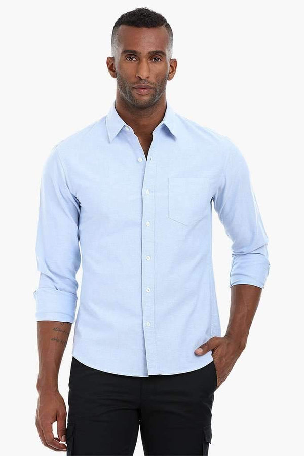 Solid Oxford Cotton Shirt