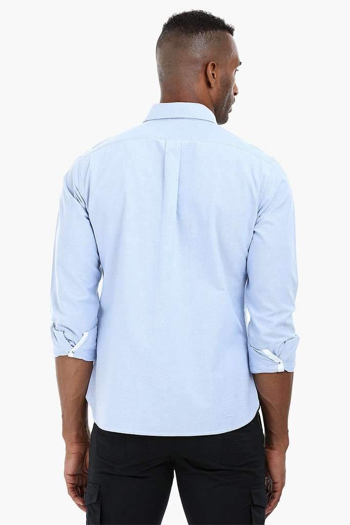 Solid Oxford Cotton Shirt