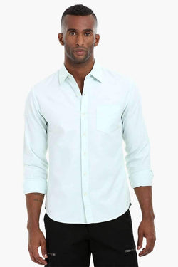 Solid Oxford Cotton Shirt
