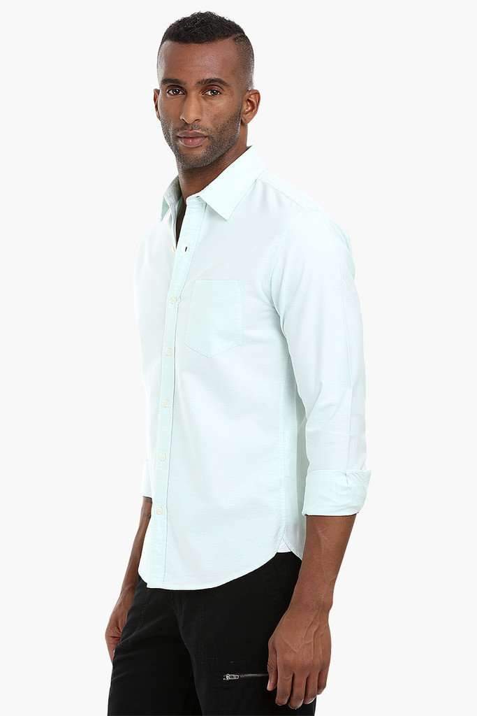 Solid Oxford Cotton Shirt