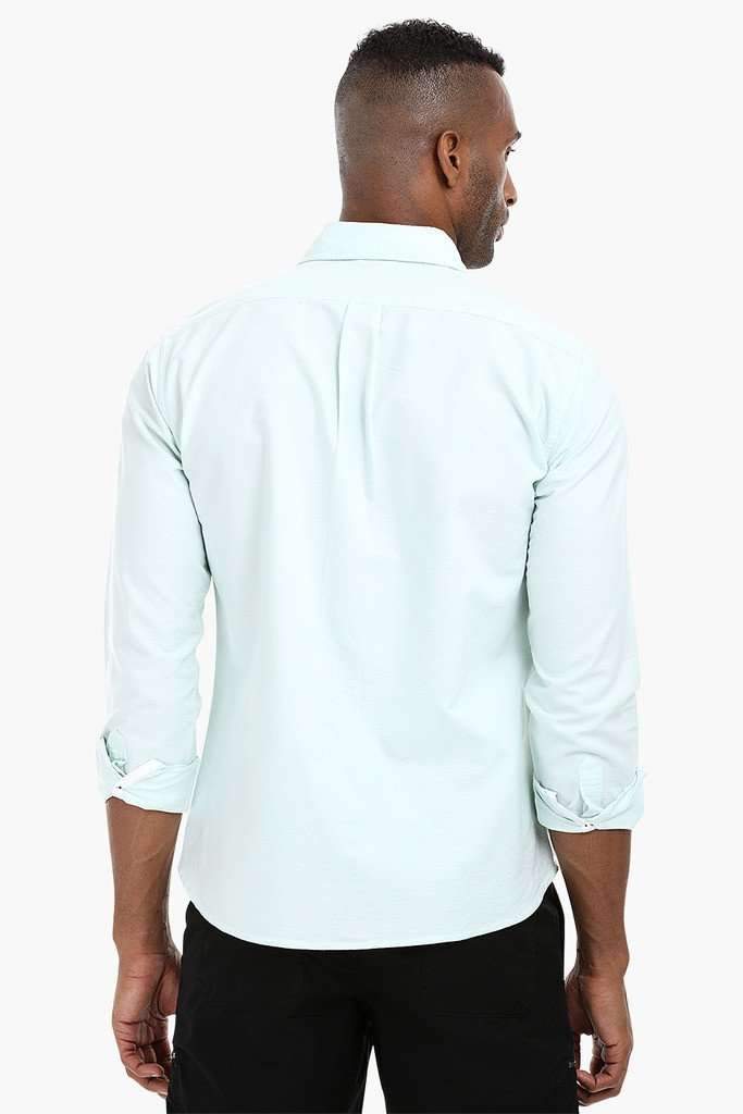 Solid Oxford Cotton Shirt