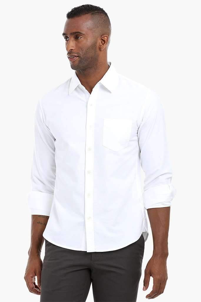 Solid Oxford Cotton Shirt