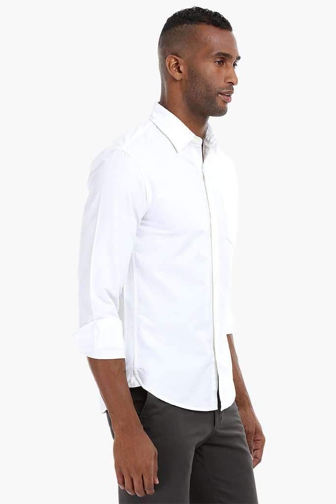 Solid Oxford Cotton Shirt
