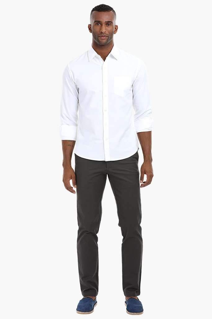 Solid Oxford Cotton Shirt