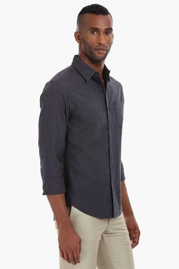Solid Oxford Cotton Shirt