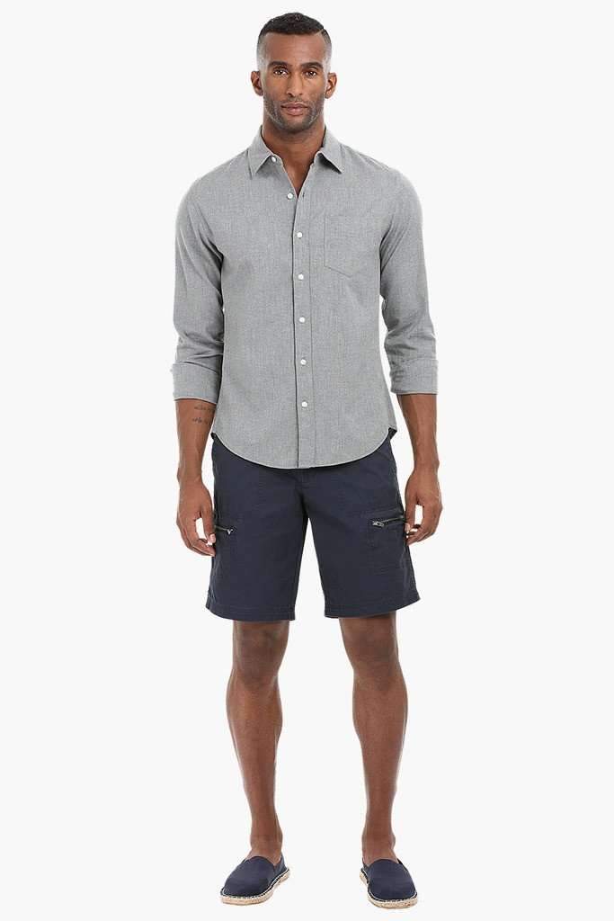 Solid Oxford Cotton Shirt