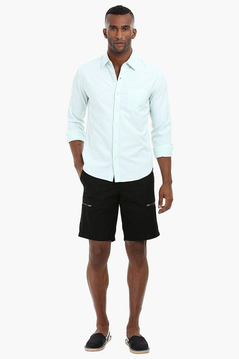 Solid Oxford Cotton Shirt