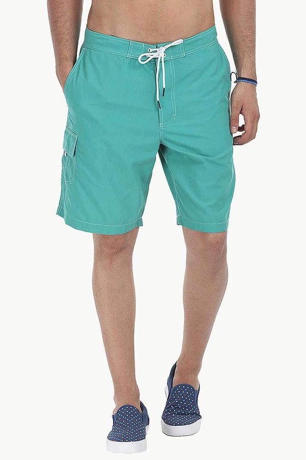 Nylon Solid 9'' Swim Shorts