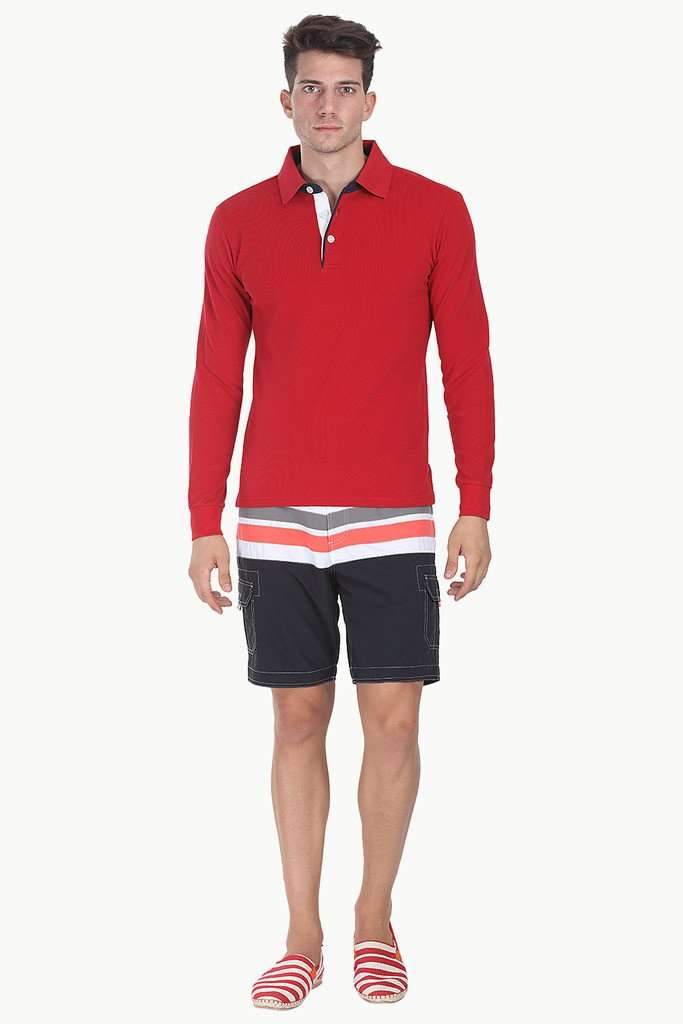 Solid Short Sleeve Cotton Pique Polo