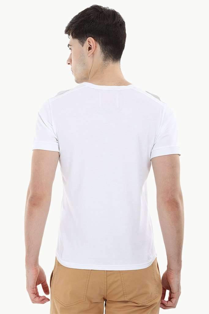 Solid Shoulder Strap T-Shirt