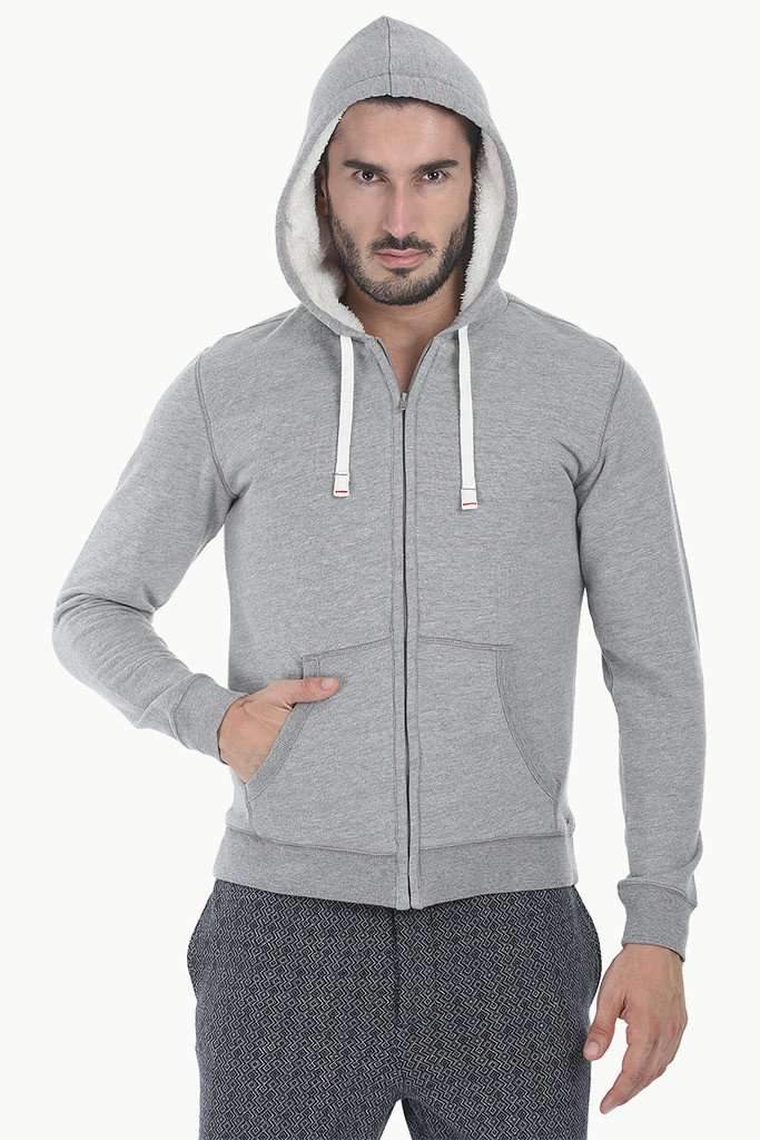 Solid Yarn Dyed Flannel Hoodie