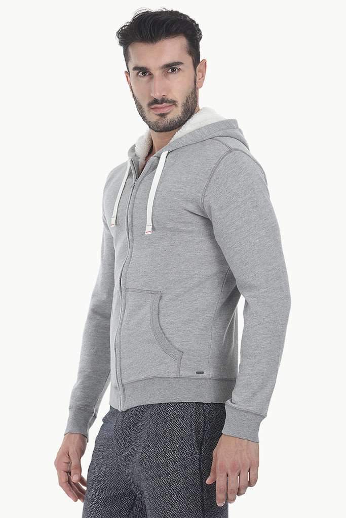 Solid Yarn Dyed Flannel Hoodie