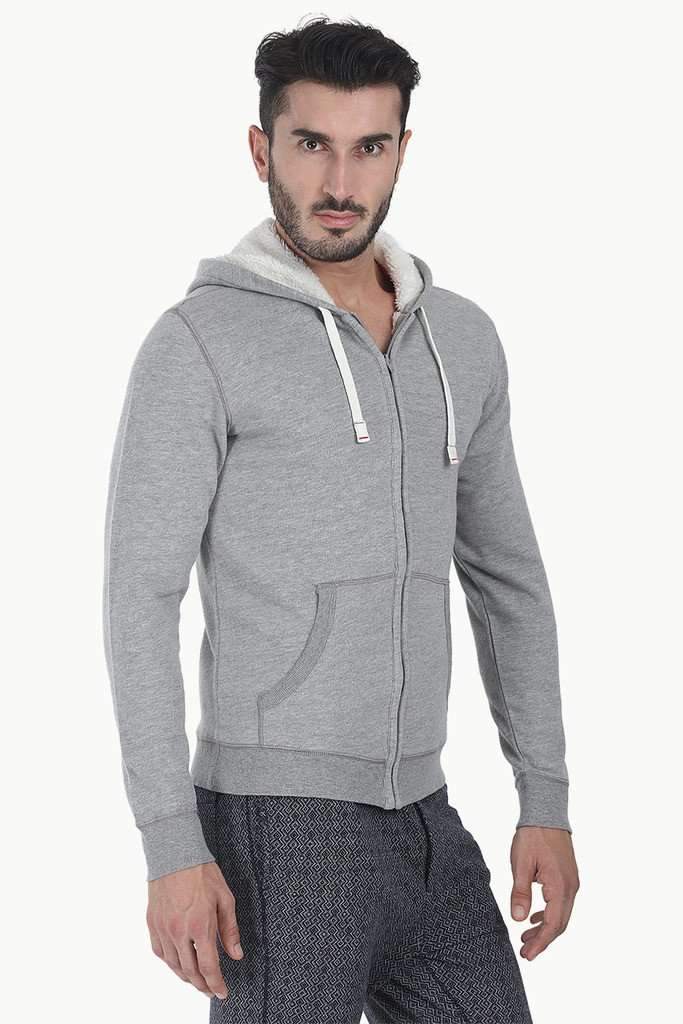 Solid Yarn Dyed Flannel Hoodie