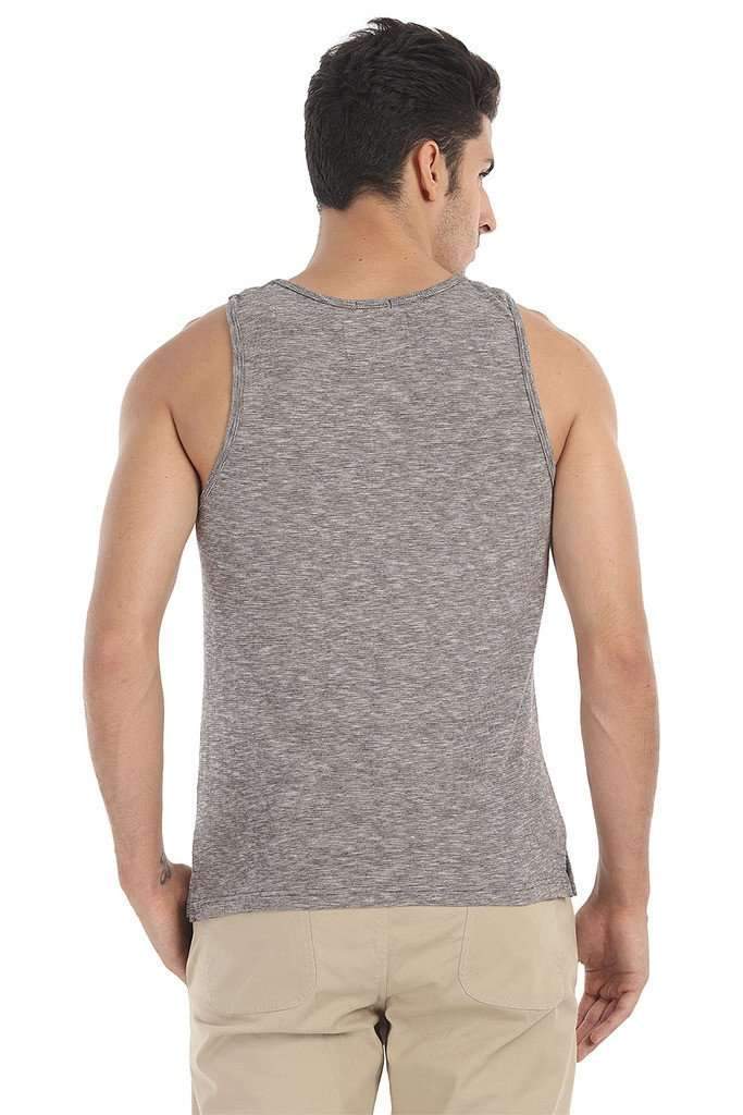 Spaced Dyed Engineered Striped Tank