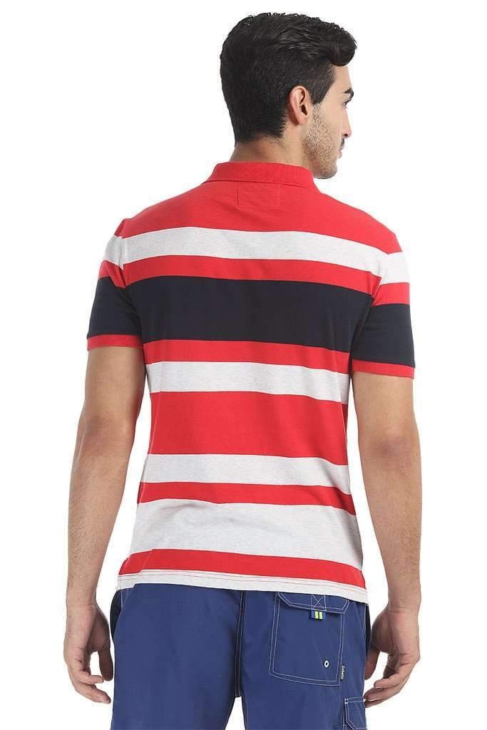 Stark Contrast Short Sleeve Polo