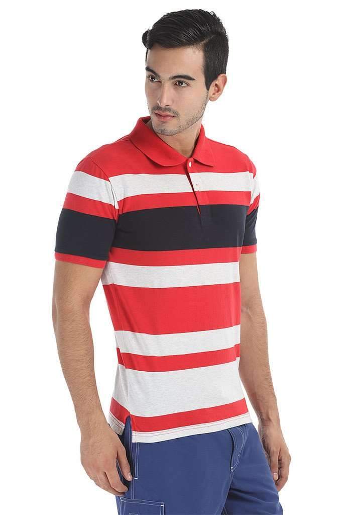 Stark Contrast Short Sleeve Polo