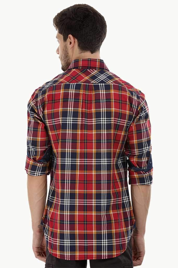 Statement Checks Cotton Shirt