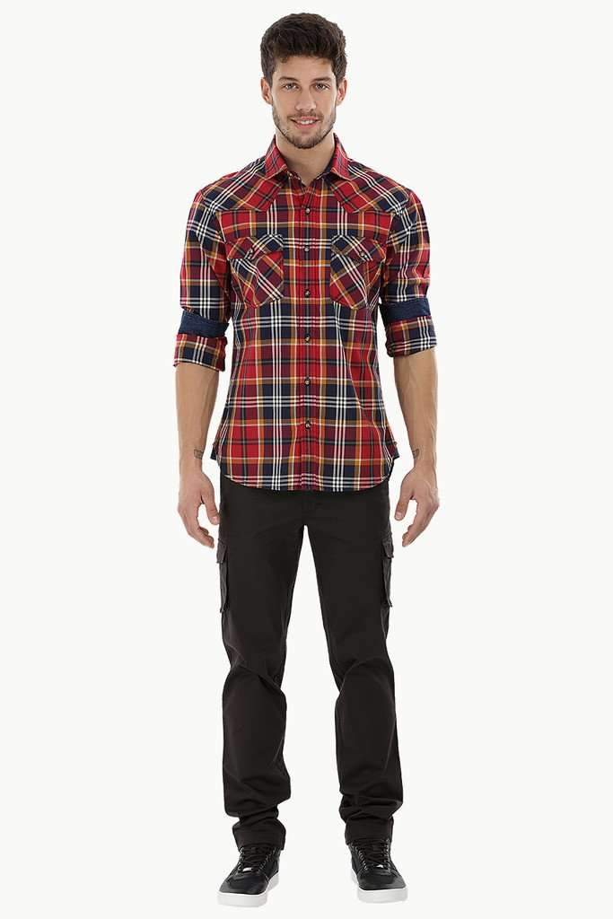 Statement Checks Cotton Shirt