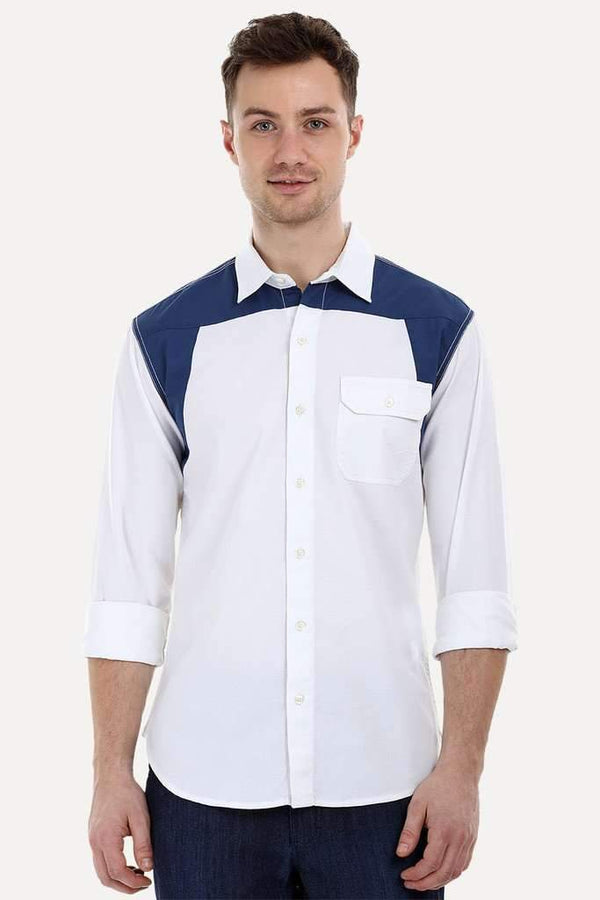 Statement Color-Block Shirt