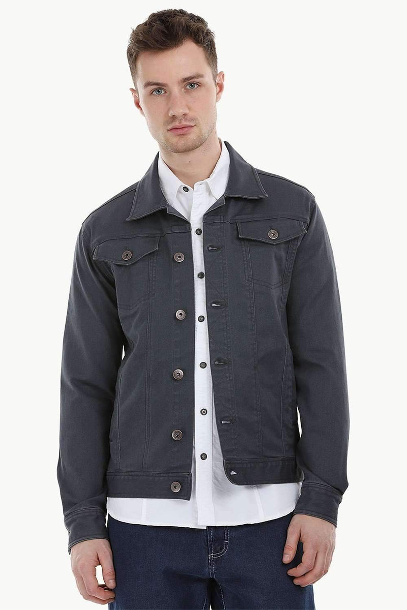 Stretchable Indigo Denim Jacket