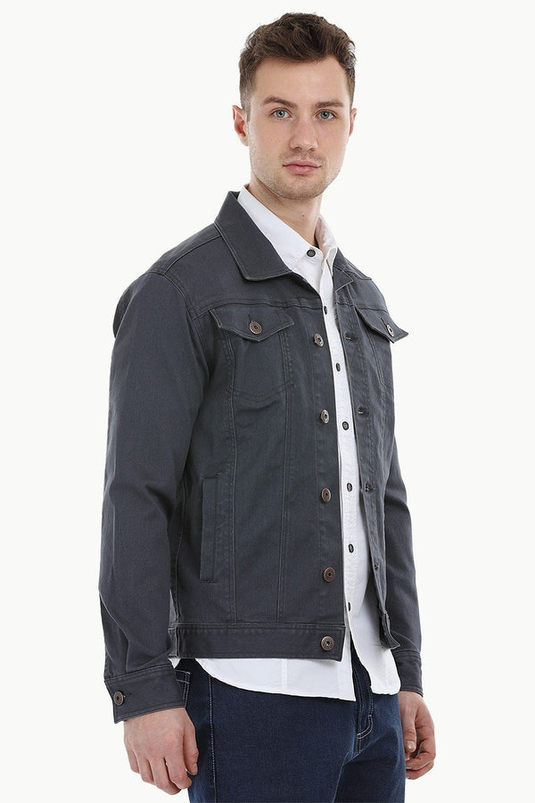 Stretchable Indigo Denim Jacket