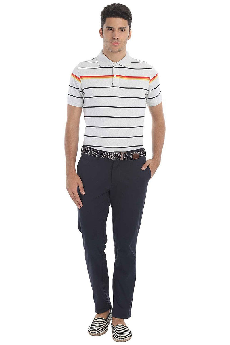 Soft Peached Solid Cotton Chino Pant