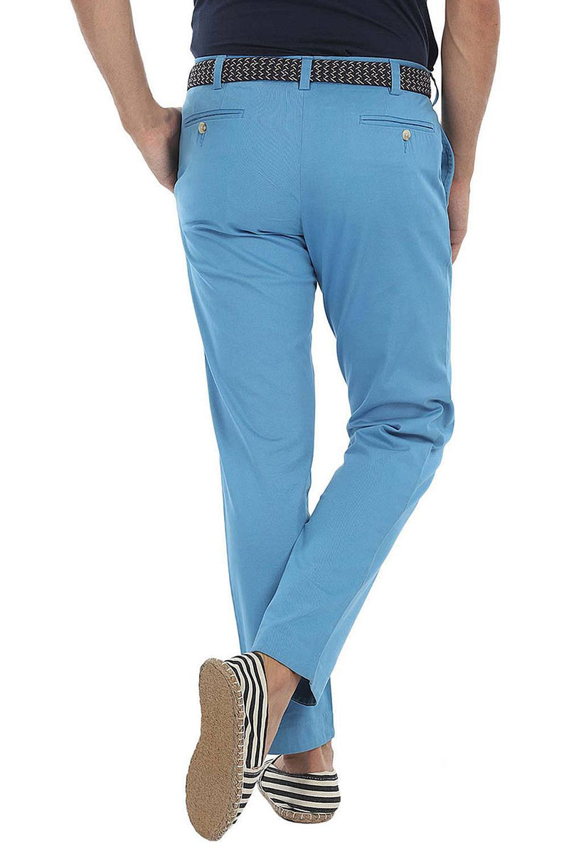 Soft Peached Solid Cotton Chino Pant