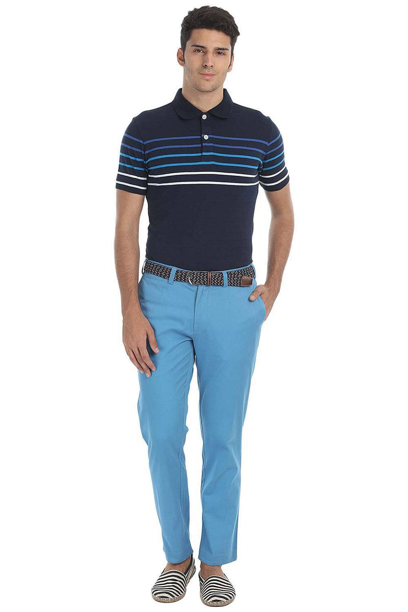 Soft Peached Solid Cotton Chino Pant