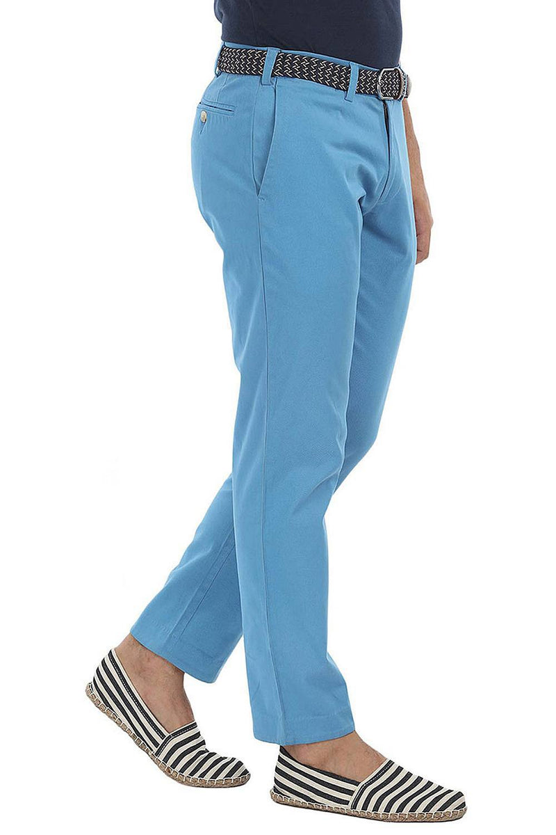 Soft Peached Solid Cotton Chino Pant