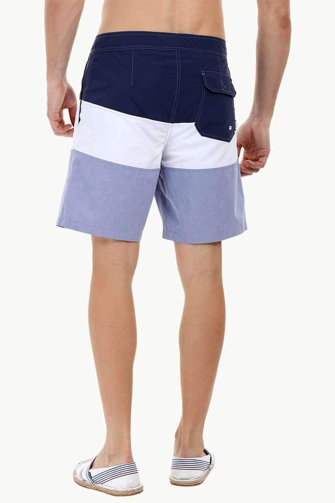 Stripe Colorblock Swim Shorts