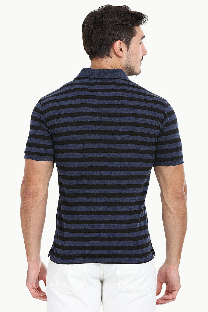Striped Cotton Polo